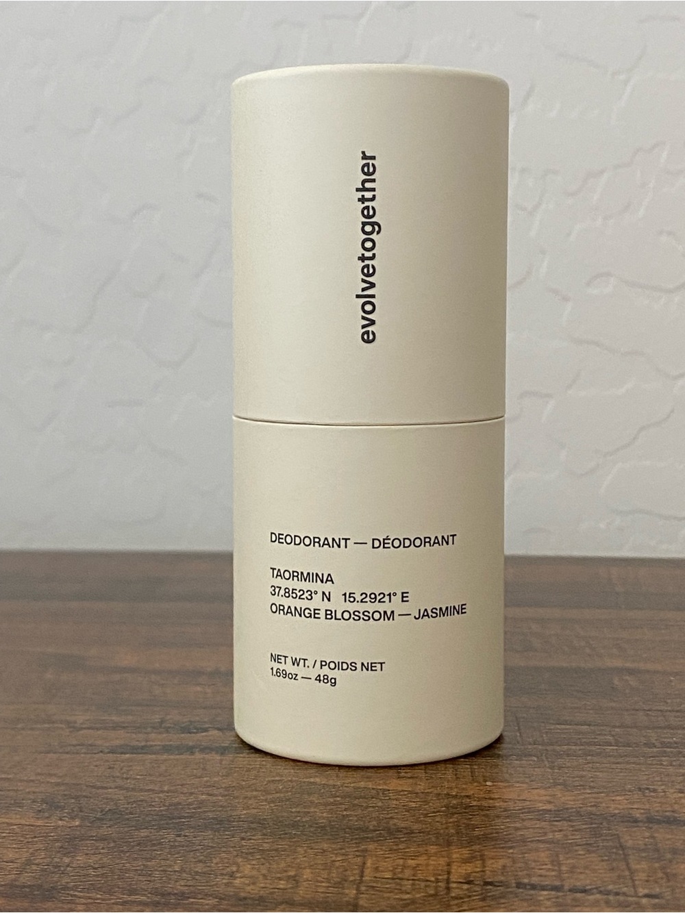 Evolve Together Orange Blossom - Jasmine Clean Plant Based Deodorant